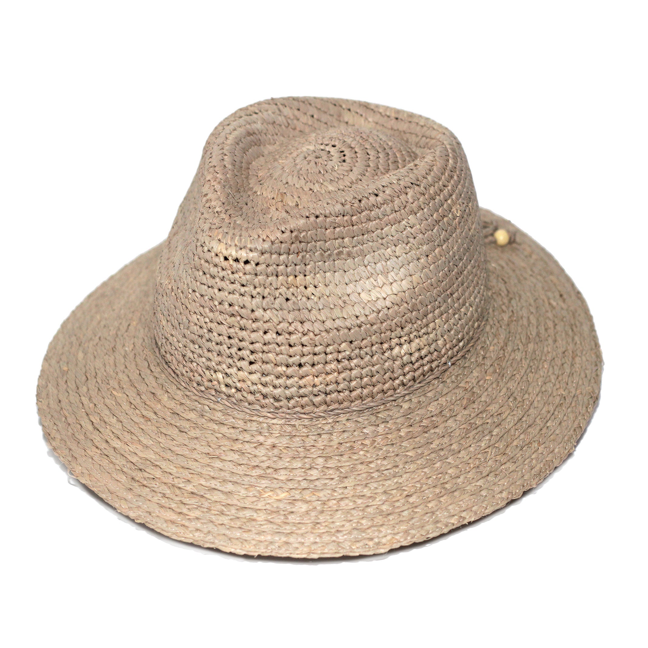 Flora Raffia Fedora Hat - Taupe – Cancer Council Shop