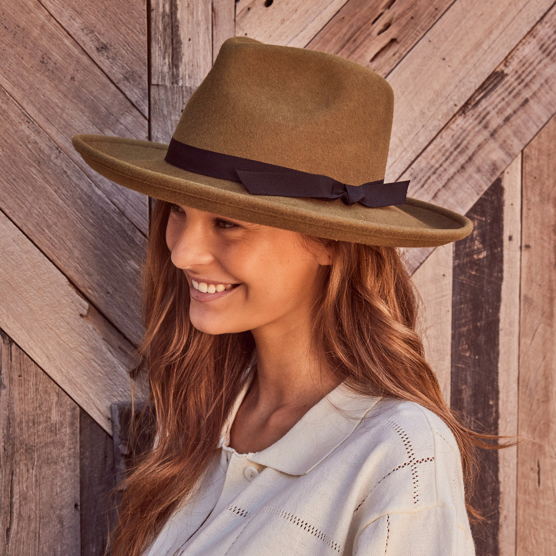 Cancer Council | Cora Fedora - Lifestyle | Khaki Green | UPF50+ Protection