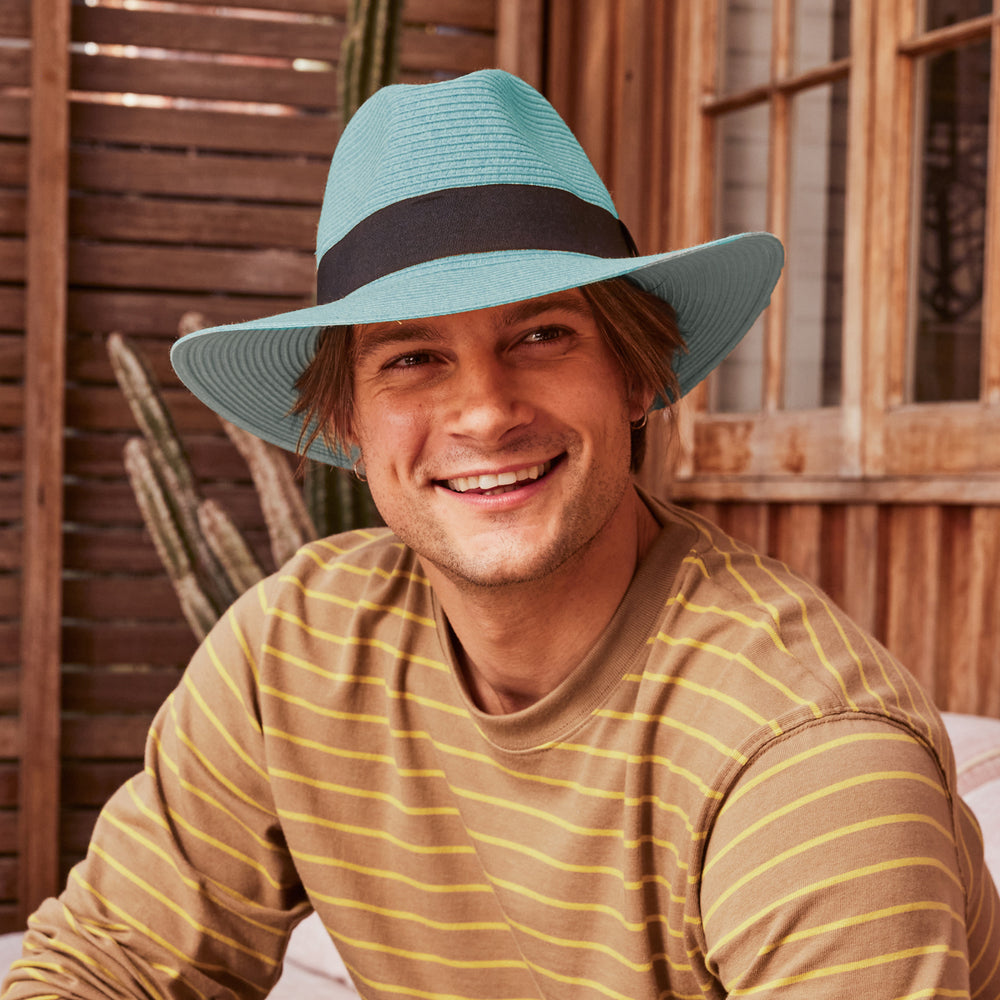 Cancer Council | Café Fedora - Lifestyle | Turquoise | UPF50+ Protection