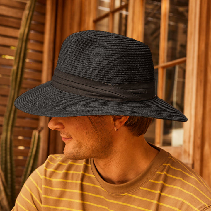 Cancer Council | Perry Fedora - Lifestyle | Black | UPF50+ Protection