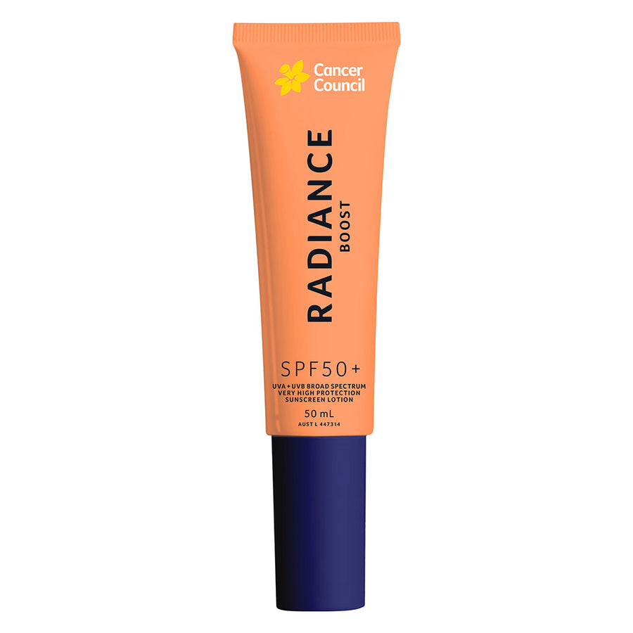 Radiance Boost SPF50+ 50ml - Front Tube