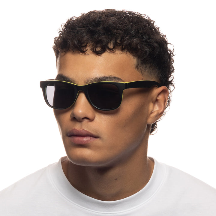 Cancer Council | Granton Floating Sunglasses - Angle Lifestyle | Black/Yellow 