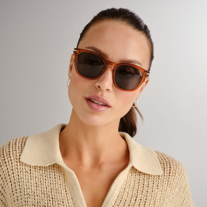 Cancer Council | Palmer Sunglasses - Angle Lifestyle | Toffee