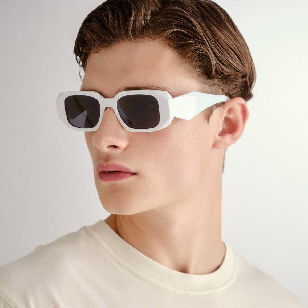 Enviro Bold Sunglasses - White Lifestyle