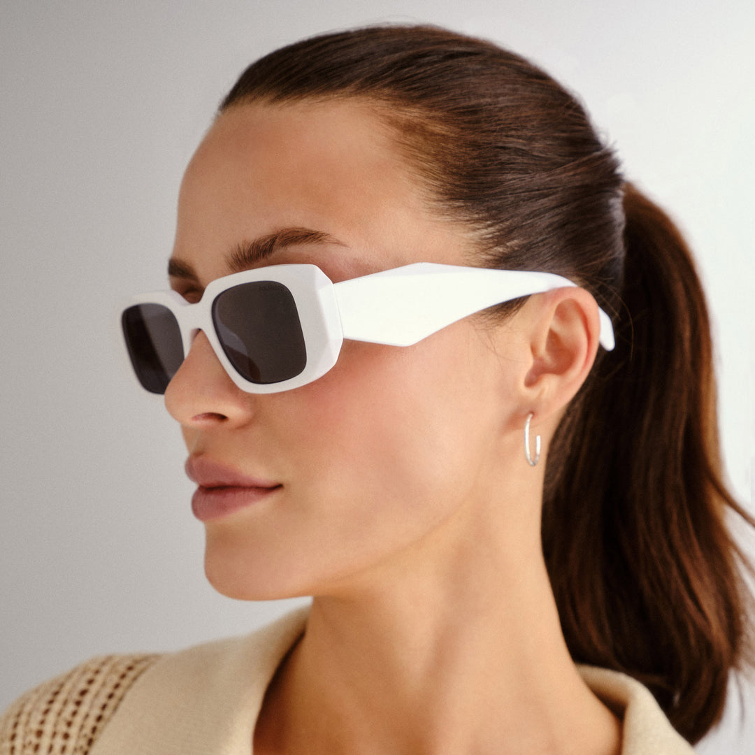 Enviro Bold Sunglasses - White Lifestyle 2