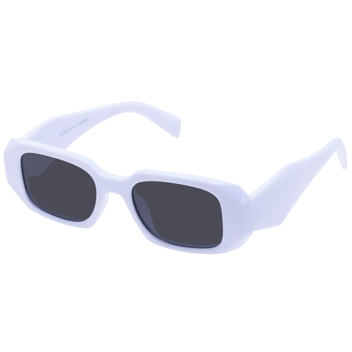 Enviro Bold Sunglasses - White Angle