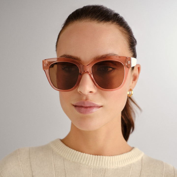 Paisley Sunglasses - Blush Lifestyle Front