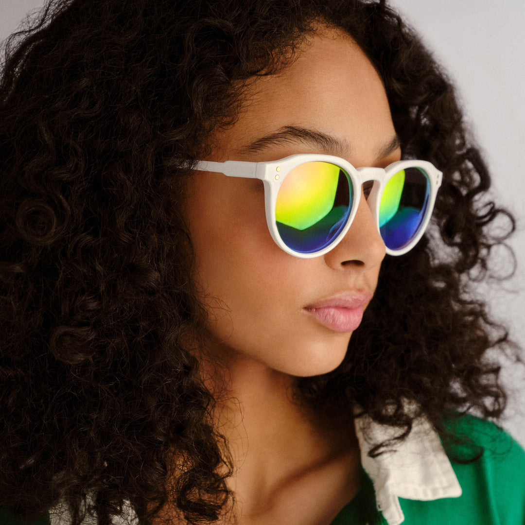 Originals - Bright Sunglasses - White - Angle Lifestyle