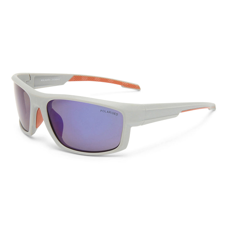 Cancer Council | Kulnura Sunglasses - Angle | Grey/Orange