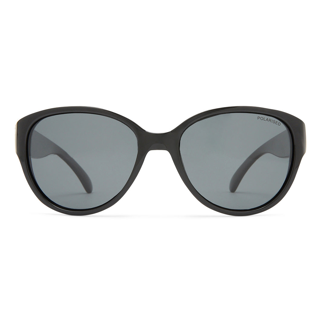 Cancer Council | Bony HIlls Sunglasses - Front | Black