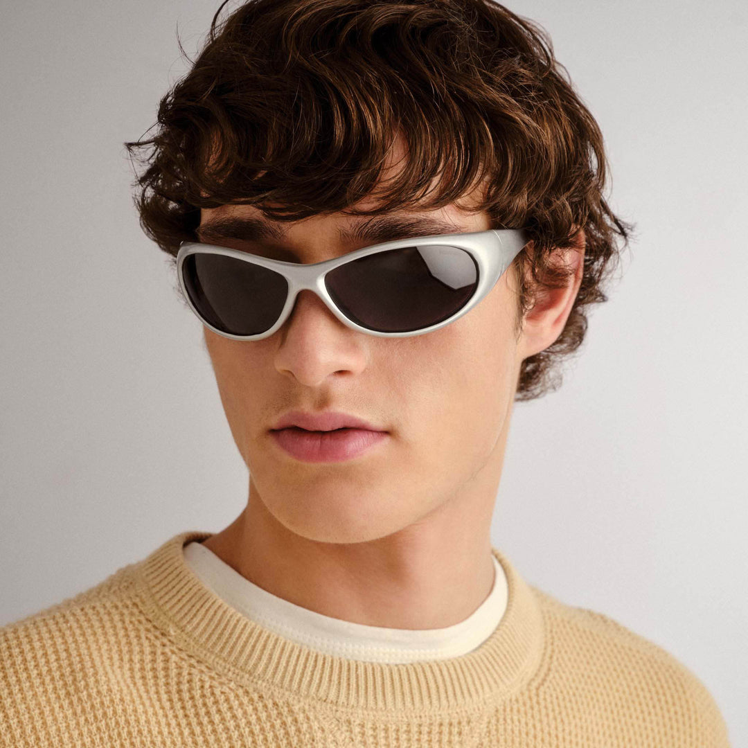 Cancer Council | Logan Sunglasses | Silver | Lifestyle Front