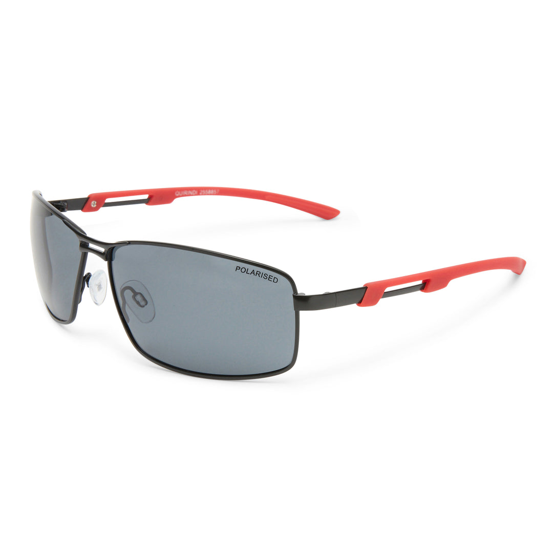 Cancer Council | Quirindi Sunglasses | Black and Red | Angle 