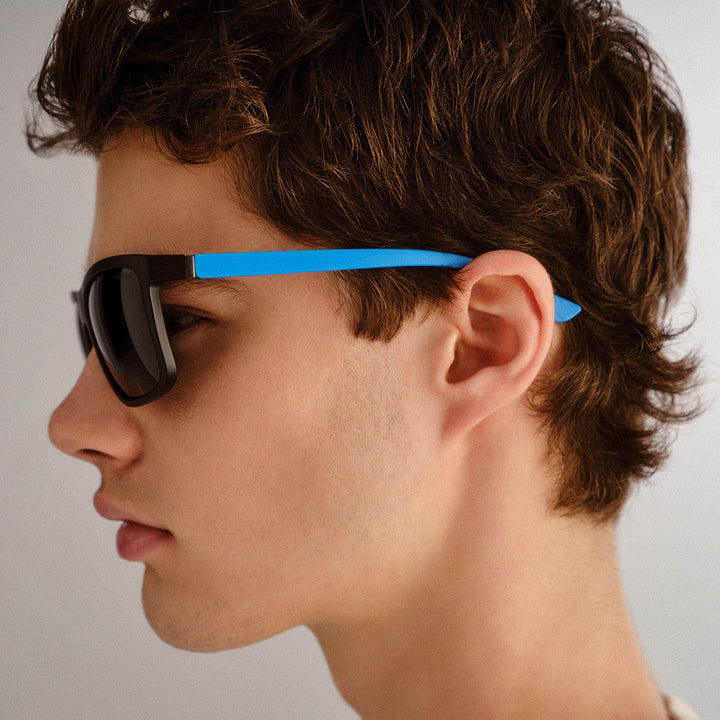 Cancer Council | Arltunga Sunglasses - Side | Black/Blue