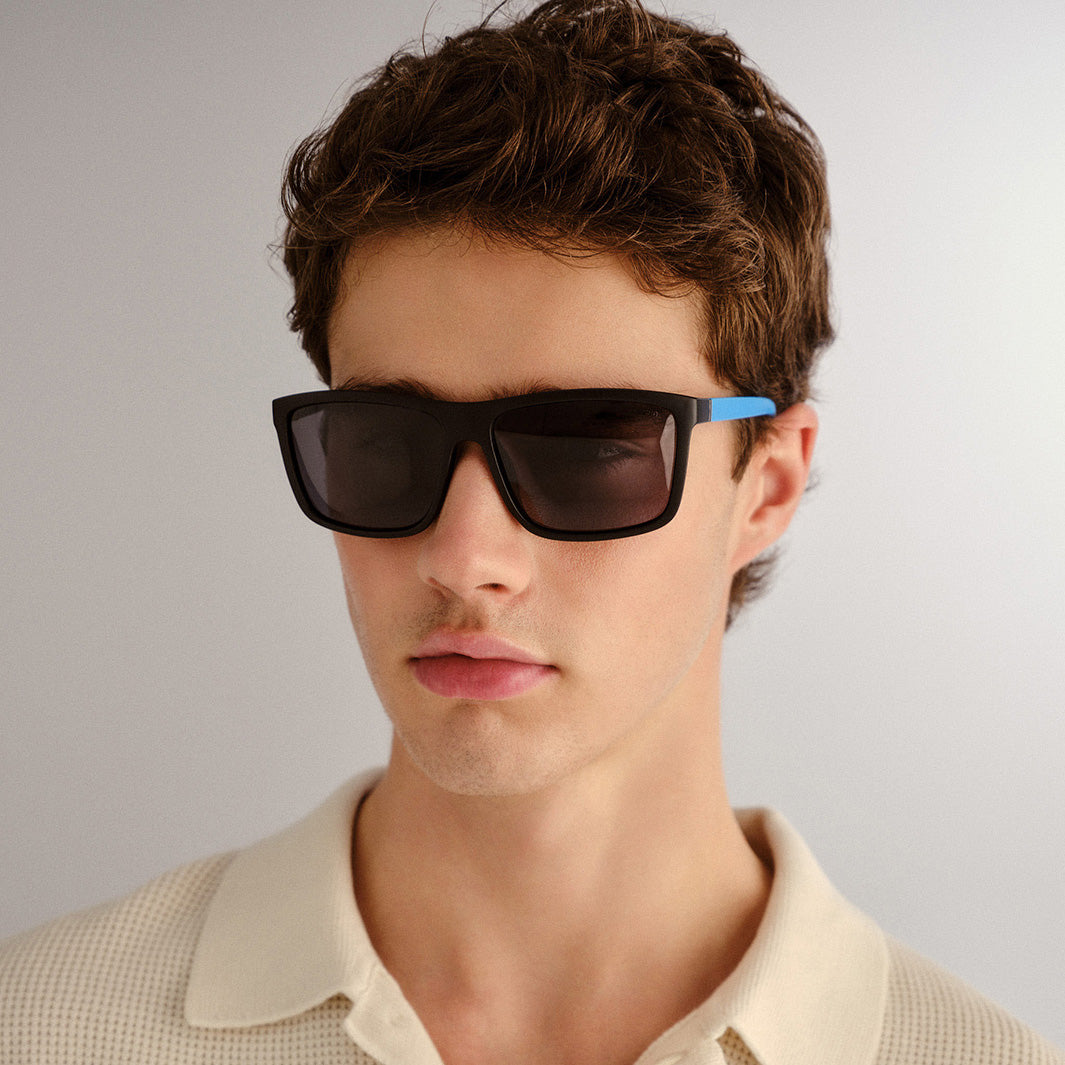 Cancer Council | Arltunga Sunglasses - Front | Black/Blue