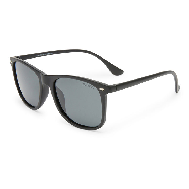 Cancer Council | Enviro Fine Sunglasses - Angle | Black