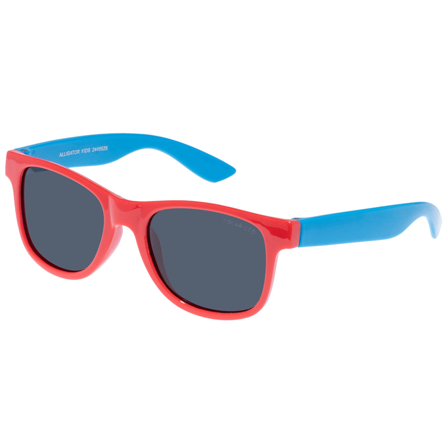 Alligator Sunglasses - Red Angle