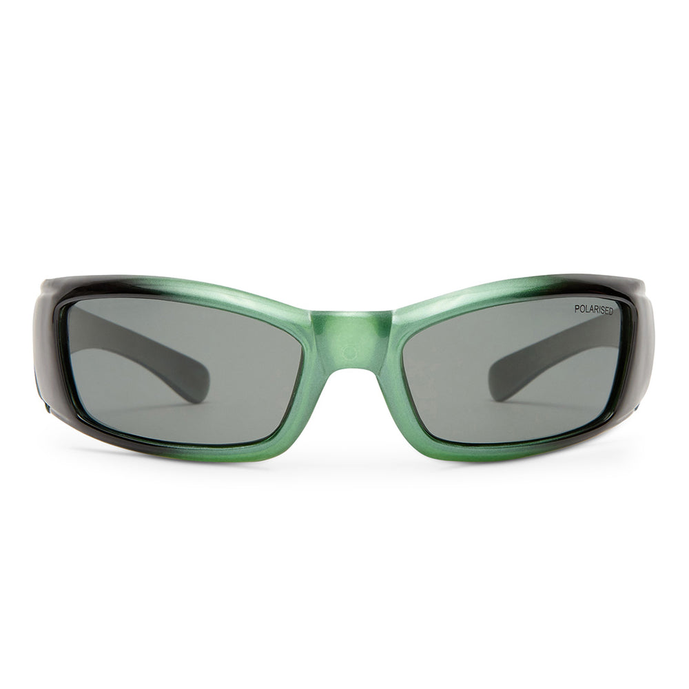 Cancer Council | Shark Sunglasses - Front | Green/Black