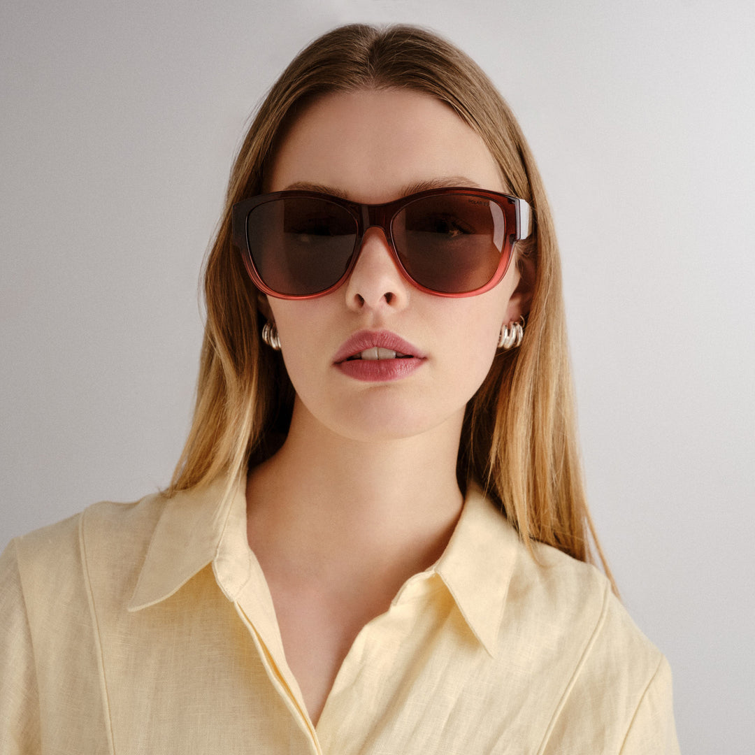 Cancer Council | Samaria Fitover Sunglasses | Plum | Lifestyle Front