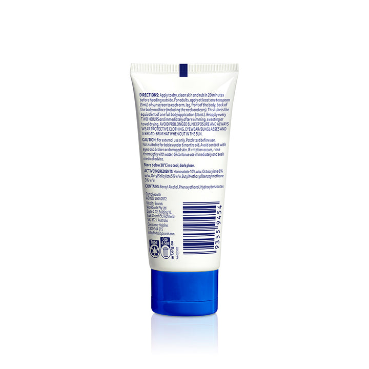 Ultra Sunscreen SPF50+ 35ml | Back Tube