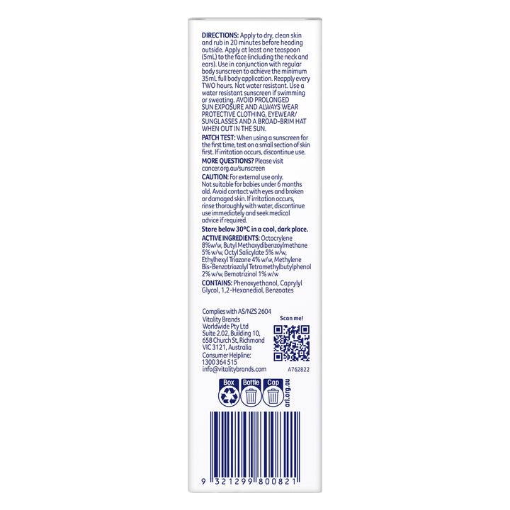 Vitamin C Fluid SPF50+ - Back Carton