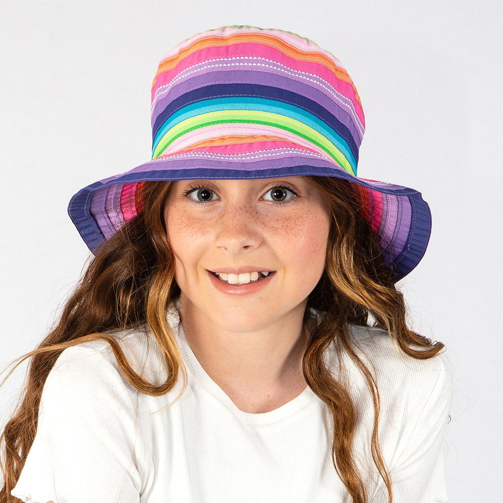 Cancer Council | Chloe Hat - Lifestyle Model | Rainbow | UPF50+ Protection