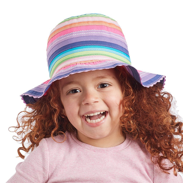 Olivia Bucket Hat - Rainbow