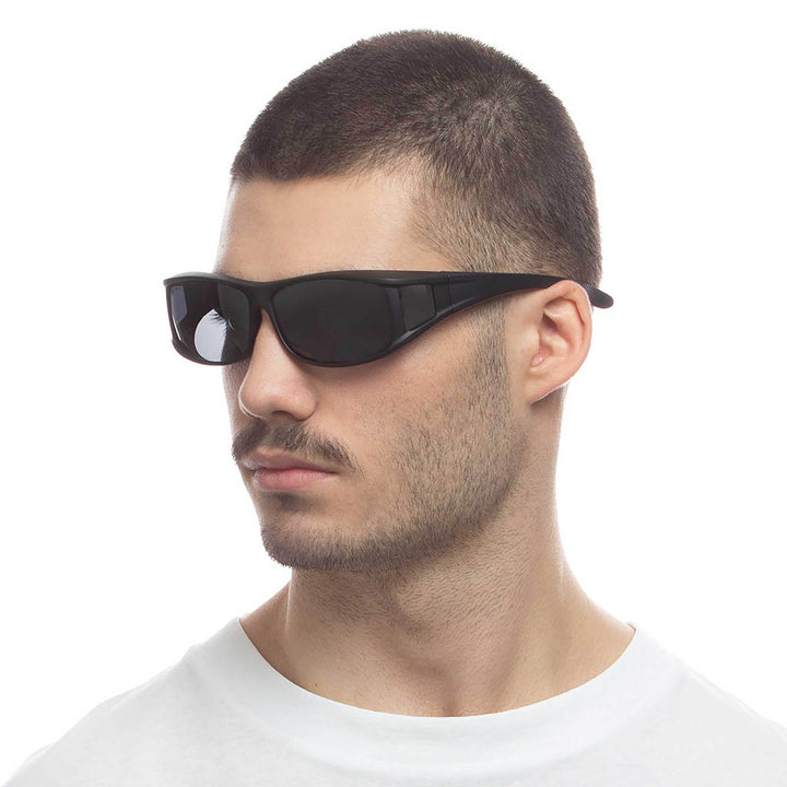 Culburra Fitover Sunglasses - Black Navy/Smoke